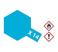 TAMIYA 81014 X-14 Peinture bleu ciel brillant 23 ml - Peinture pour modélisme en plastique, modélisme et accessoires de bricolage - Couleur pour le modélisme