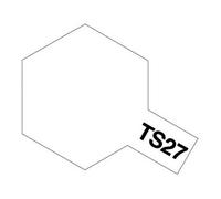 Tamiya 85027 Peinture En Aérosol TS27 Blanc Mat Synthétique (100ml)