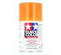 TAMIYA 85073 TS-73 Bombe de peinture orange transparent/clair brillant 100 ml pour modélisme en plastique, modélisme et accessoires de bricolage Orange transparent 75 ml
