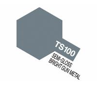 Tamiya 85100 Synthet. Spray TS100 Brillant Gun Metal Graines (100ml) Modélisme