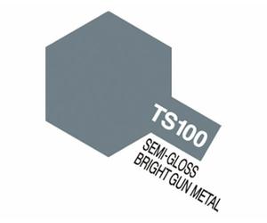 Tamiya 85100 Synthet. Spray TS100 Brillant Gun Metal Graines (100ml) Modélisme