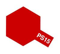 Tamiya Peinture aérosol PS-15 Polycarbonate Rouge métallisé 100 ml