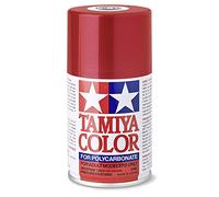TAMIYA 86015 PS-15 Bombe de peinture métallique en polycarbonate Rouge 100 ml Pour modélisme en plastique, modélisme et accessoires de bricolage, Rouge métallisé