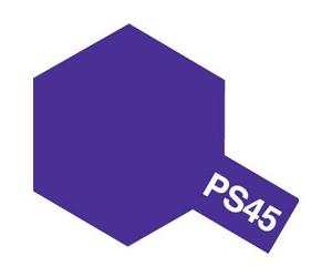 Tamiya 86045 Peinture En Bombe Spray PS45 Polycarbonate Violet Translucide 100ml