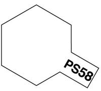 TAMIYA 86058 PS-58 Peinture en spray pour modélisme et accessoires de bricolage Transparent Effet nacré 100 ml Pour modélisme en plastique