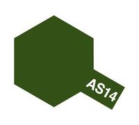 Tamiya 86514 Synthetic Spray AS14 Olive Vert USAF (100ml) Modélisme