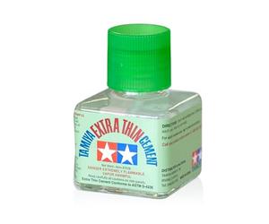 Tamiya 87038 Colle Extra Liquide avec Pinceau applicateur, Flacon de 40 ML