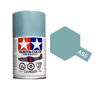 TAMIYA 86505 AS-5 - Peinture en spray bleu clair mat (Luftwaffe) - 100 ml - Pour modélisme en plastique - Spécialement conçue pour les modèles d'avions, le modélisme et les accessoires de bricolage -