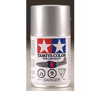 Tamiya AS12 Argent metal nu, bombe de peinture 100 ml