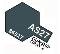 Tamiya 86527 Spray Synthétique AS27 Gunship Gray 2 (100ml) Modélisme