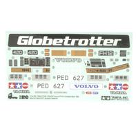 Tamiya - Autocollant Truck Volvo FH12 Globetrotter - Vinyle - Réaliste - Décalcomanie pour camion - Bleu - Métal, Plastique - Outdoor