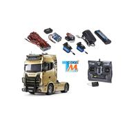 Tamiya Camion Scania 770 S V8 4x2 1/14 56379 + Carson Truck-Set