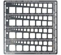 Tamiya Craft Tool Series No.156 Modeling Template (Square 1-10mm) Hobby Tool For Plastic Model 74156 [Import Japonais]