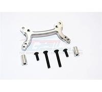 Tamiya DF-02 Upgrade Pièces Aluminium Front Shock Tower with Aluminium Collars & Screws - 1Pc Set Silver