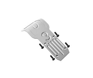 Tamiya DT-03 Upgrade Pièces Aluminium Rear Bumper - 1Set Silver