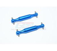 Tamiya DT-03 Upgrade Pièces Aluminium Rear Dogbone (Polished) - 2Pcs Set Blue
