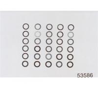 TAMIYA Ensemble De Rondelles 4Mm (10) 0,1/0,2/0,3 / 300053586