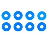 Tamiya Hop-Up Options No.646 OP.646 Jeu d'entretoises de roue Bleu 53646