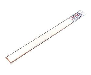 TAMIYA Lot de 6 profilés carrés en Plastique Blanc 5 x 5 mm 400 mm 70131