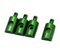 Tamiya Lunchbox Aluminium Supports de carrosserie Verte Lot de 4