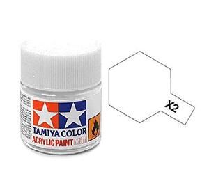 Tamiya Models X-2 Mini peinture acrylique Blanc