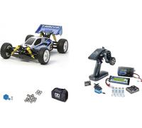 Tamiya Neo Scorcher, Set brushed 1:10 Auto RC électrique Buggy 4 roues motrices (4WD) kit à monter