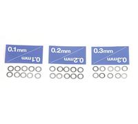 Tamiya Ensemble de rondelles 5 mm 1/10e 300053587 - 10 pièces (0,1/0,2/0,3)