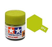 Tamiya Peinture acrylique mate 10 ml XF-4 YELLOW GREEN
