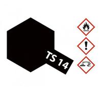 TAMIYA Peinture En Spray Pour Modèles En Plastique TS-14 Noir Brillant 100ml