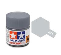Tamiya Peintures X-11 Chrome Argent, 10 ml, Acrylique, Peinture, Arts et crafts, Indoor et Outdoor, Non résistant à l'eau