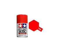 TAMIYA - Peinture Maquette Ts-8 Rouge Italien Brillant Bombe 100ml|tamiya|85008| Maquette Char Promo - Ref : 3440