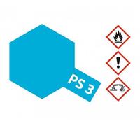 Tamiya Peinture Spray Polycarbonate Lexan PS-3 Bleu Clair Polycarbonate 100ml