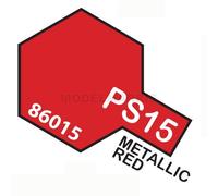 TAMIYA PS15 AEROSOL x POLYCARB. Rouge Métallique