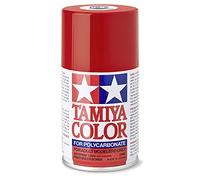 Tamiya PS2 : Peinture PS2 rouge - en bombe de 100ml pour carrosseries polycarbonates
