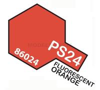 TAMIYA PS24 SPRAY X POLICARB. Fluorescent Orange