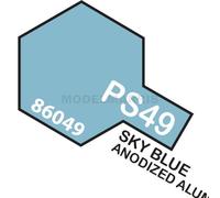 Peinture bombe Lexan bleu métallisé PS49 Tamiya