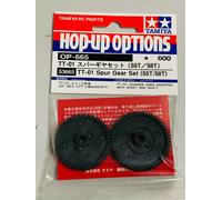 Tamiya Couronne principale TT-01 300053665 – 55/58 dents Noir – 1 pièce 1/10e