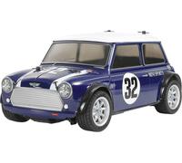 Tamiya RC Mini Cooper Racing MB-01 bleu 1:10 Auto RC électrique Voiture de tourisme traction avant kit à monter 2,4 GHz