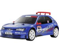 Tamiya Voiture RC Peugeot 306 Maxi BT-01 1:10 électrique propulsion arrière 2,4 GHz bleu