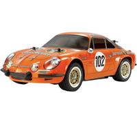 Tamiya Renault Alpine 110 Jägermeister orange brushed 1:10 Auto RC électrique Voiture de course kit à monter