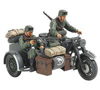 Tamiya Maquette Moto allemande 750cc avec side-car, détails fins, moteur flat-twin, 1/48