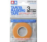 Tamiya Ruban de masquage TAM87208 3 mm × 18 m pour modélisme – Jaune