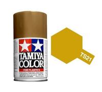 Tamiya Peinture en spray TS-21 85021 – Synthétique Or 100 ml Modélisme