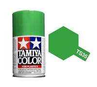 TAMIYA Tamiya TS-35 - Vert Pré brillant - Park green - bombe 100 ml