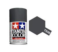 Tamiya Peinture aérosol TS-48 Gunship Grey mat 100 ml