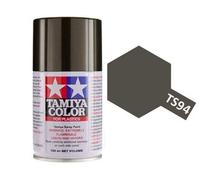 Tamiya Peinture aérosol TS-94 (85094) Gris métallisé brillant pour modélisme – 100 ml