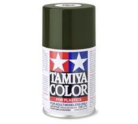 TAMIYA - Tamiya TS2 Vert foncé mat, bombe de peinture 100 ml