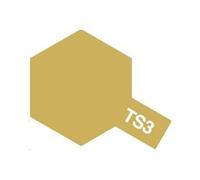 Tamiya TS3 Jaune foncé mat, bombe de peinture 100 ml
