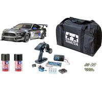 Tamiya TT-02 Ford Mustang GT4 brushed 1:10 Auto RC électrique Voiture de tourisme 4 roues motrices (4WD) kit à monter économique