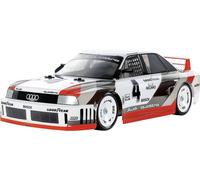 Tamiya TT-02 RC Audi 90 quattro Racing Lac.TT-02 blanc, fumée 1:10 Auto RC électrique 4 roues motrices (4WD) 2,4 GHz pré-peint